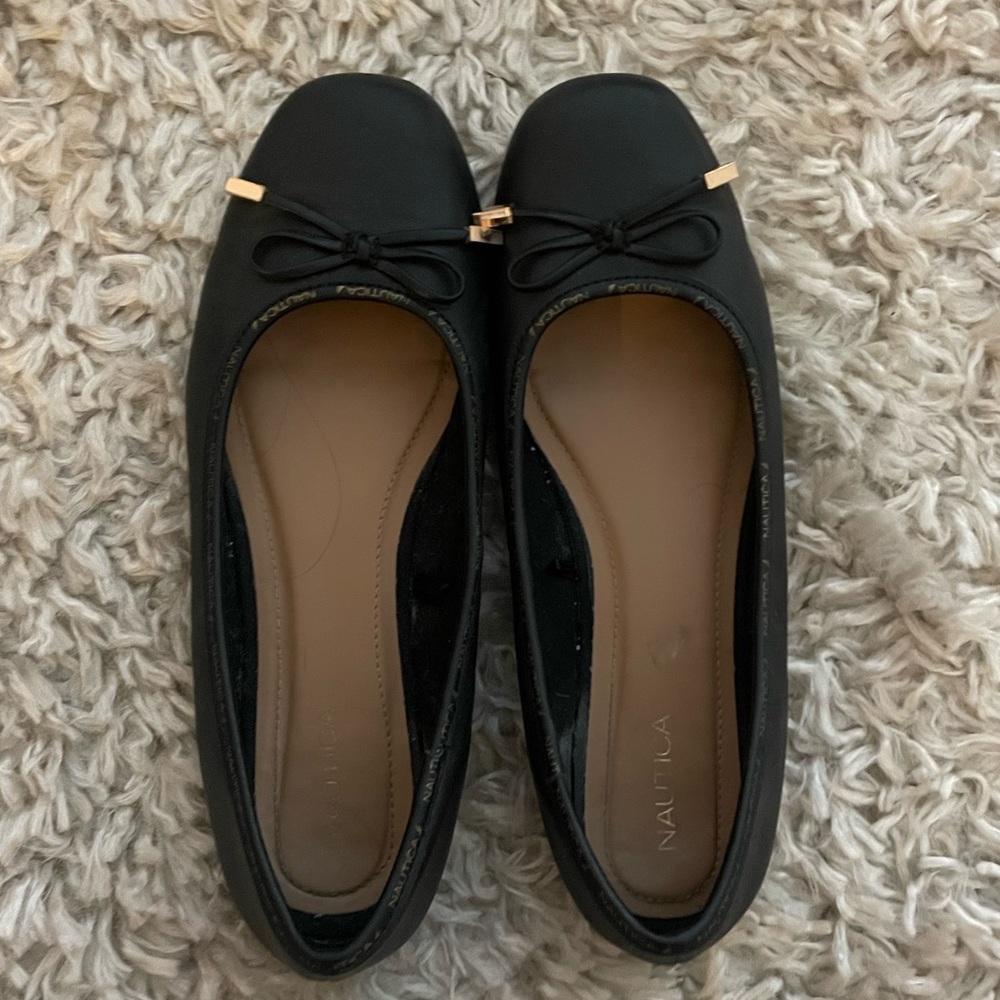 Nautica Black Flats